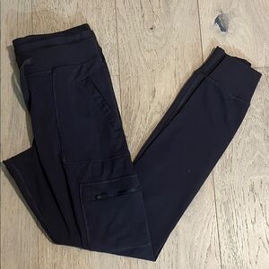 Mono B Dark Gray Joggers with Zip Pocket